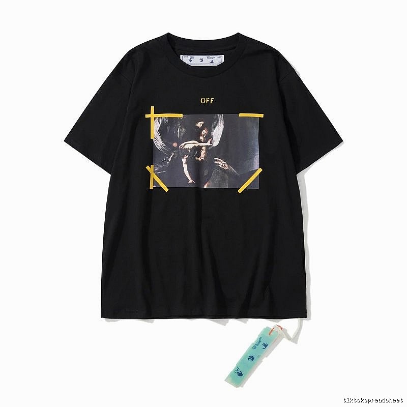 2061-19 Black Style 6119 Anime Graphic T-Shirt Casual Layering