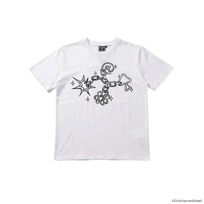 ADWYSD Graffiti Style White T-shirt