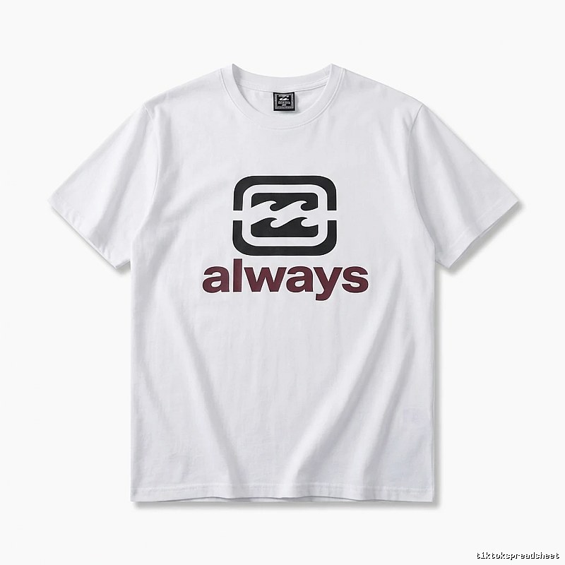 ADWYSD minimalist style white T-shirt