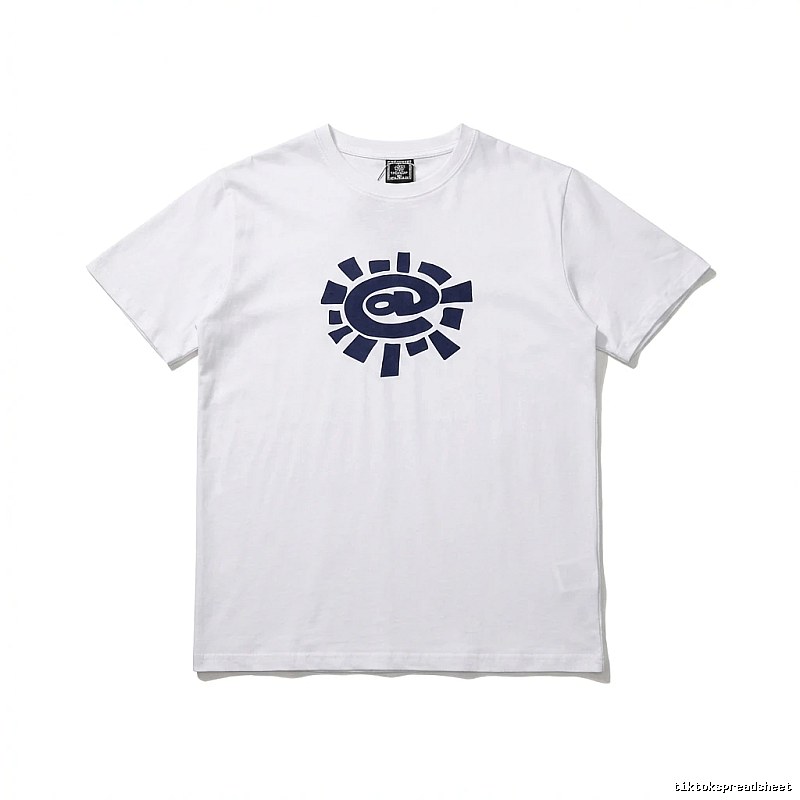 ADWYSD Printed Simple White T-shirt