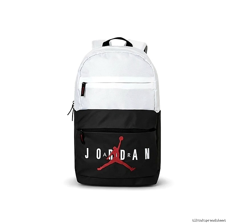 AIR JORDAN Black and White Sports Backpack
