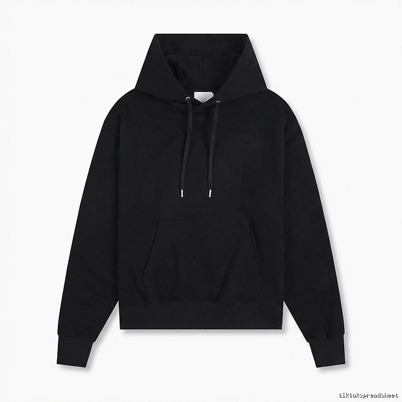 AMI Basic Style Simple Black Hoodie