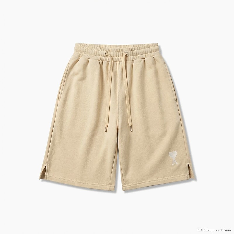 AMI casual style khaki shorts