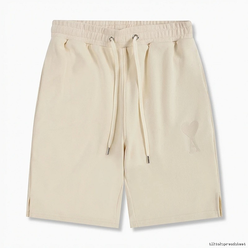 AMI casual style off-white shorts