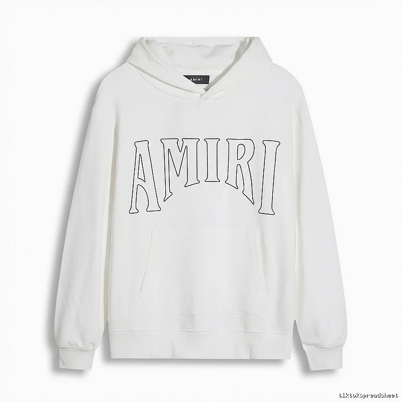 AMIRI Alphabet Style White Sweatshirt