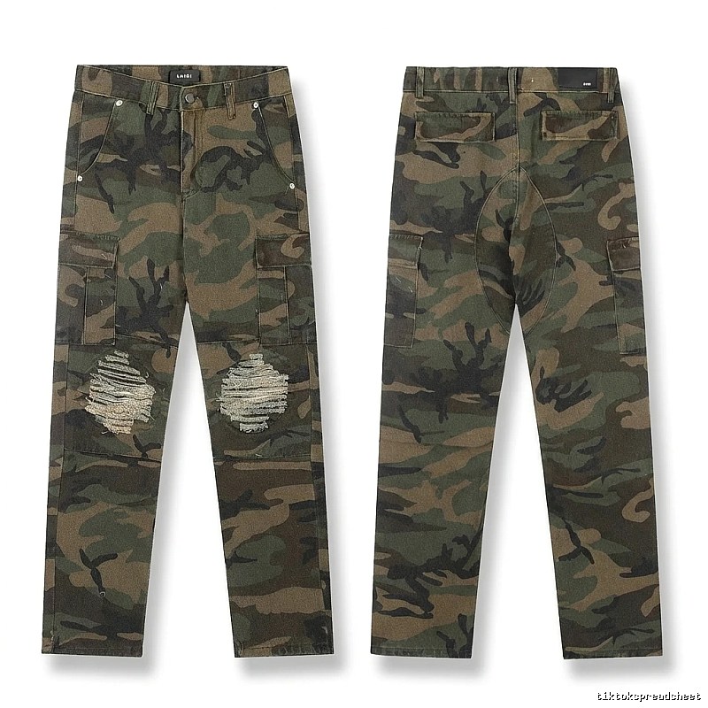 AMIRI camouflage-style work pants