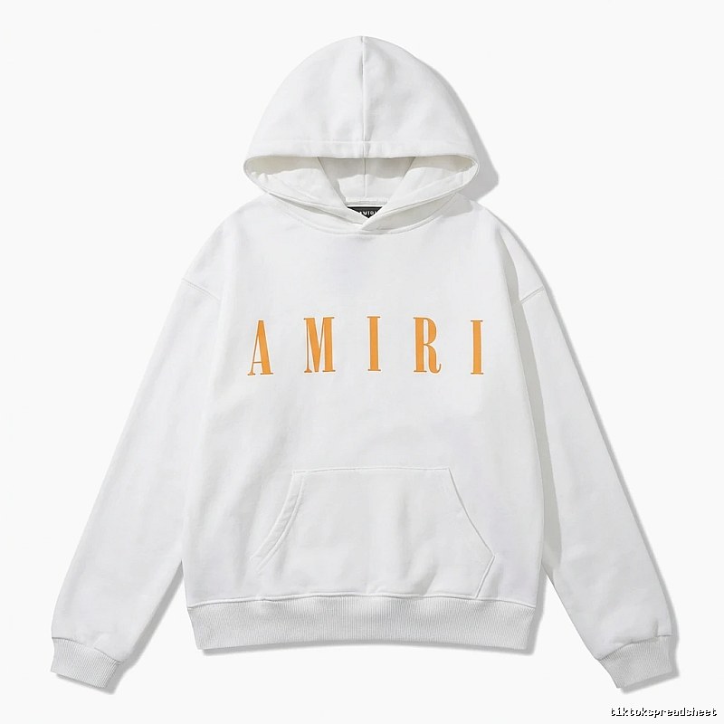 AMIRI letter trendy brand white sweatshirt