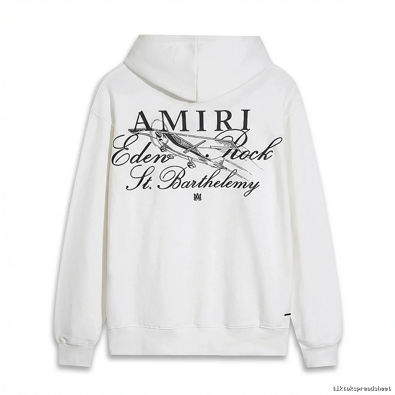 AMIRI Printed Casual White Sweatshirt