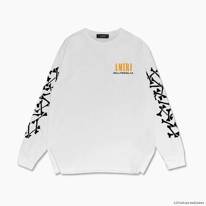AMIRI Retro Style White Sweatshirt
