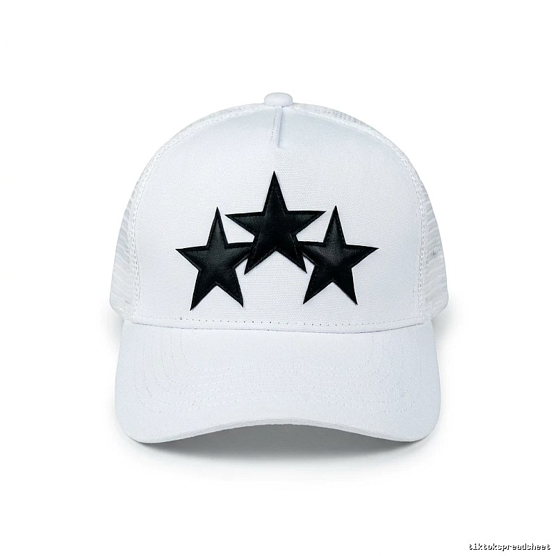 AMIRI Star Trendy White Hat