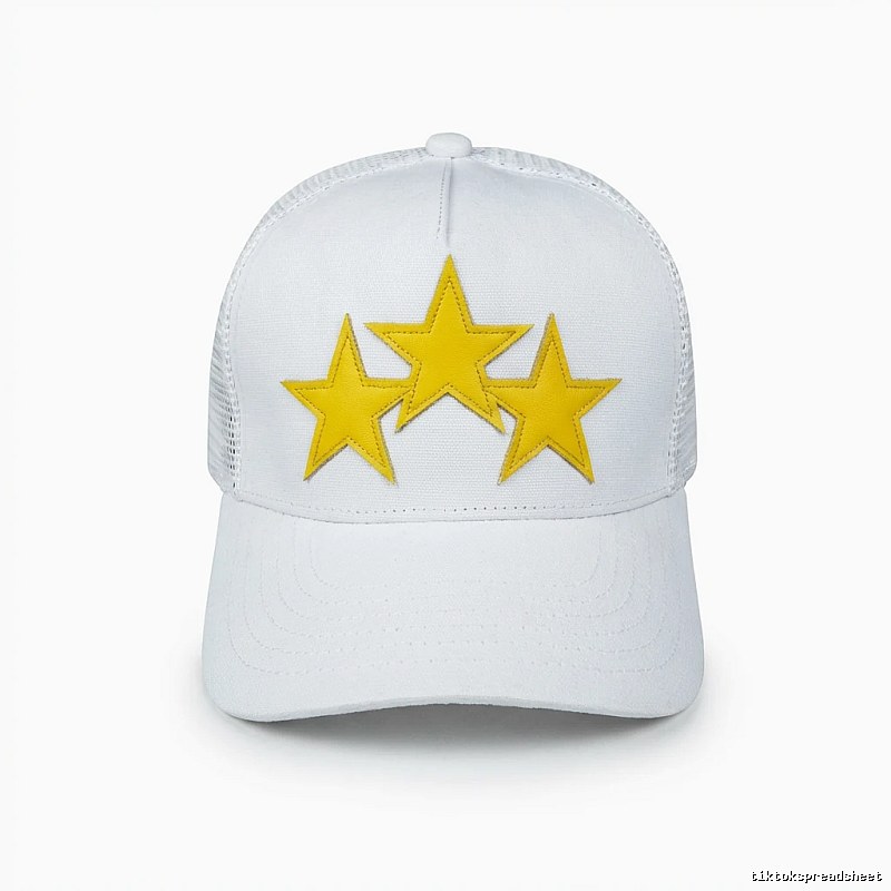 AMIRI Starry Trendy Cool Style White Hat