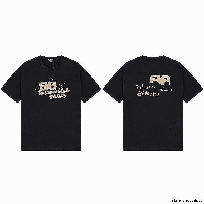 Balenciaga BB Series Black T-shirt