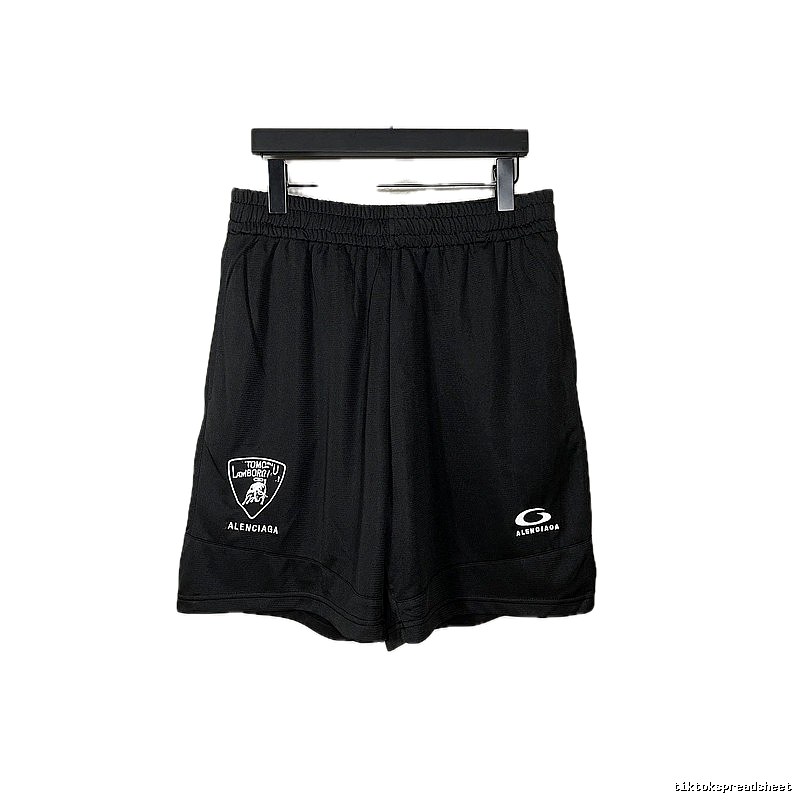 Balenciaga casual style black shorts