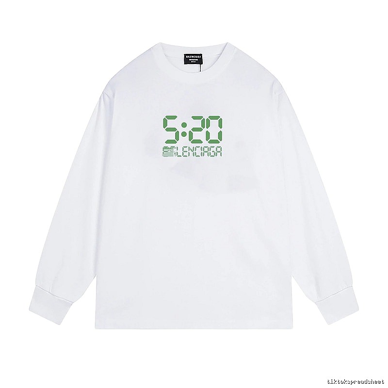 Balenciaga digital-style white T-shirt