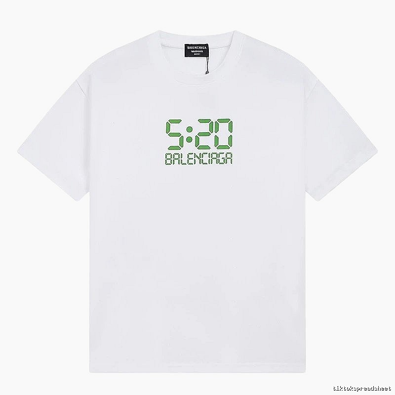 Balenciaga digital-style white T-shirt