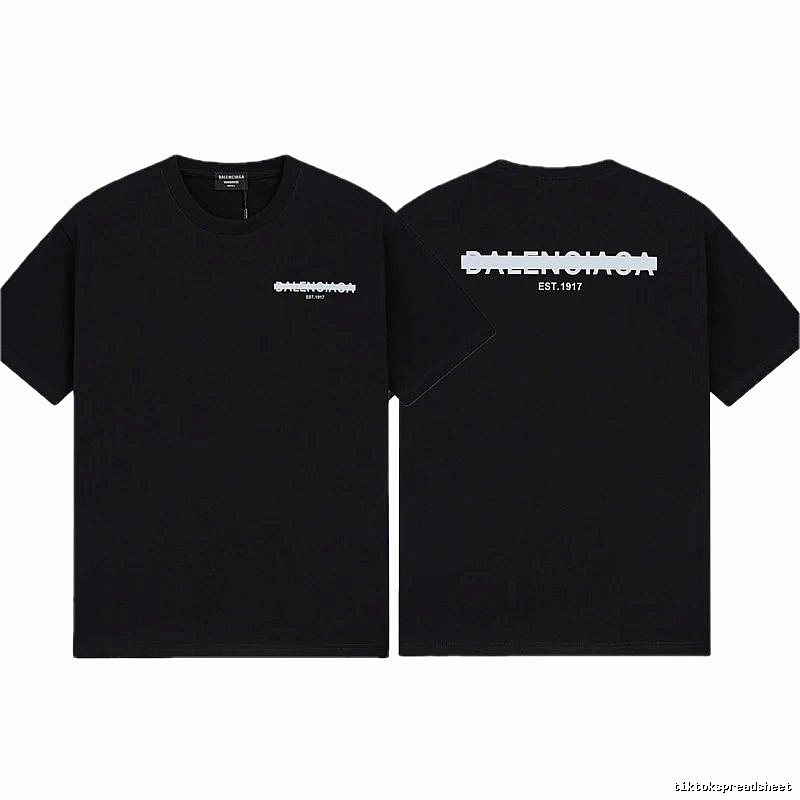 Balenciaga LOGO Printed Street Style Black T-shirt