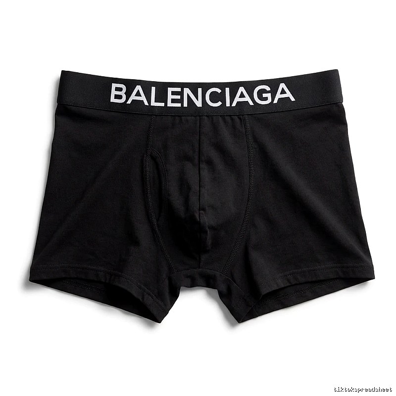 Balenciaga minimalist style black underwear