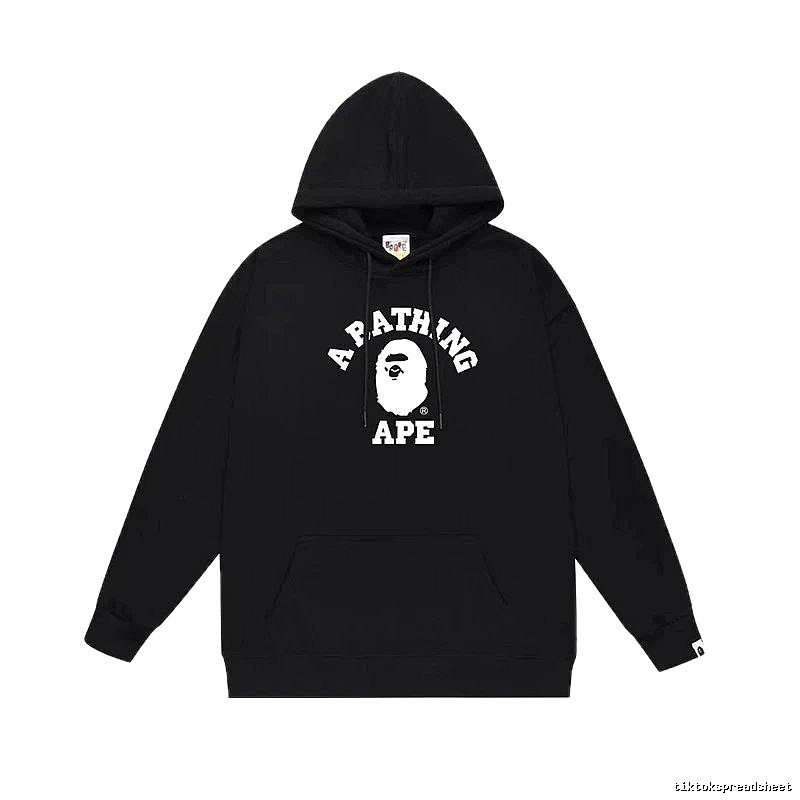 Bape Ape Head Simple Black Sweatshirt