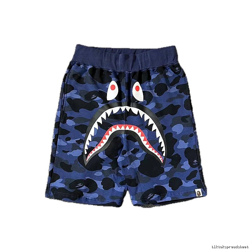 Bape Shark Camouflage Shorts