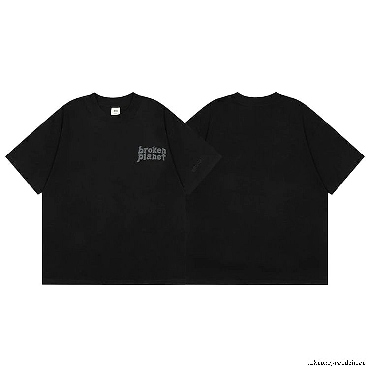 Broken Hearts Raised-Print Graphic Black Style Bpi08 Graphic T-Shirt Weekend Wear