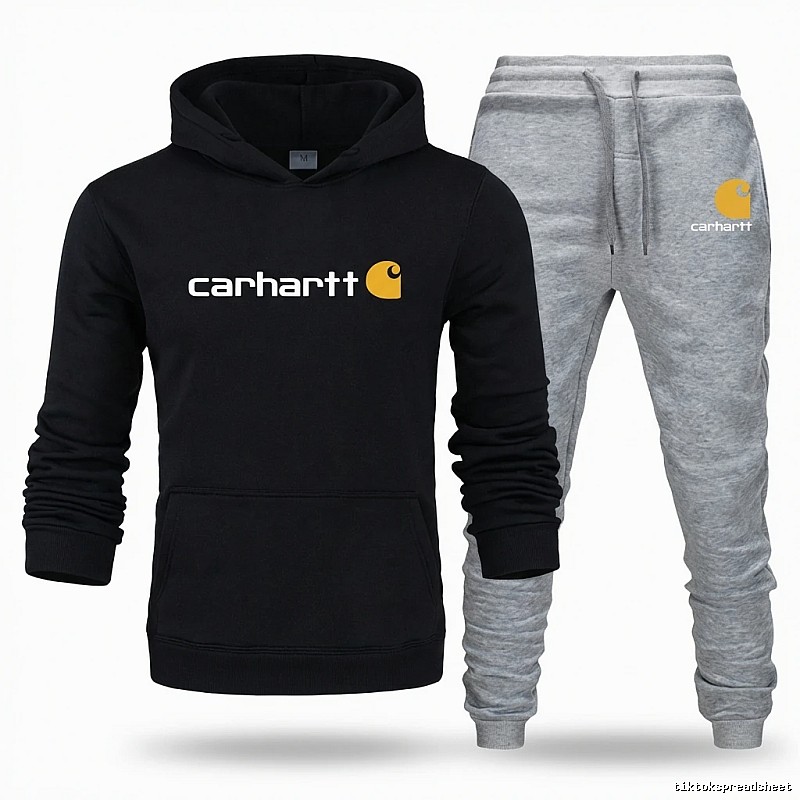 Carhartt casual style black and gray suit