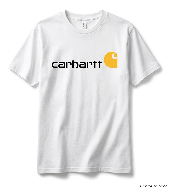 Carhartt Classic Simple Style White T-shirt