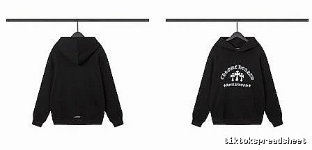 Chrome Hearts 2089-79 Black Cross Graphic Hoodie Clean Finish