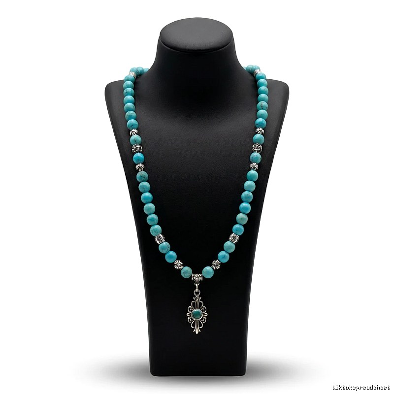 Chrome Hearts Turquoise Vintage Necklace