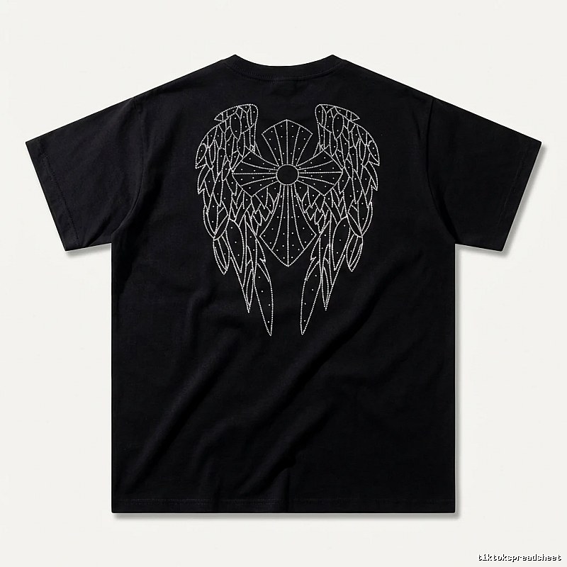 Chrome Hearts Wings Dark Style T-shirt