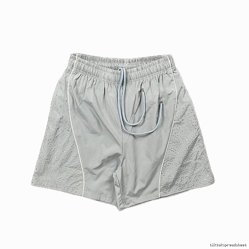 Corteiz Breathable Street Style Grey Sports Shorts