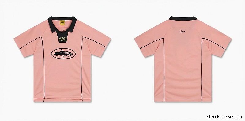 Corteiz pink sporty short-sleeve