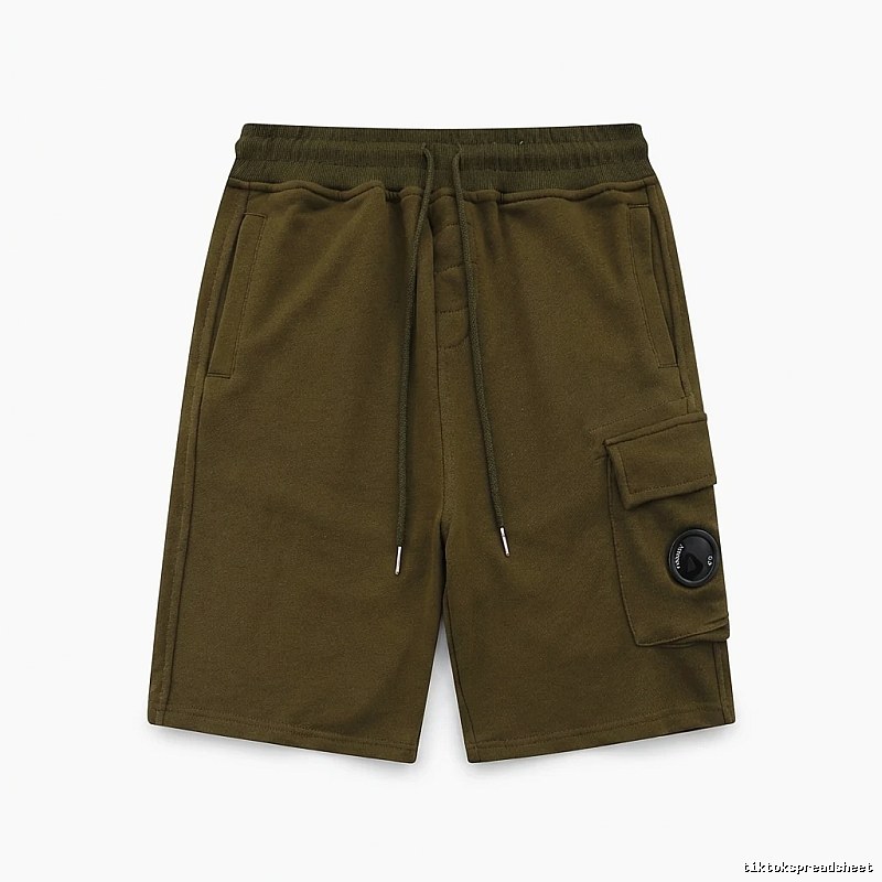 C.P. Company olive work-style shorts