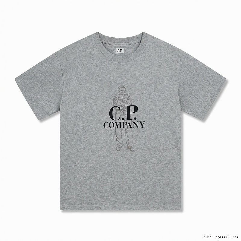 C.P. Retro Style Gray T-shirt