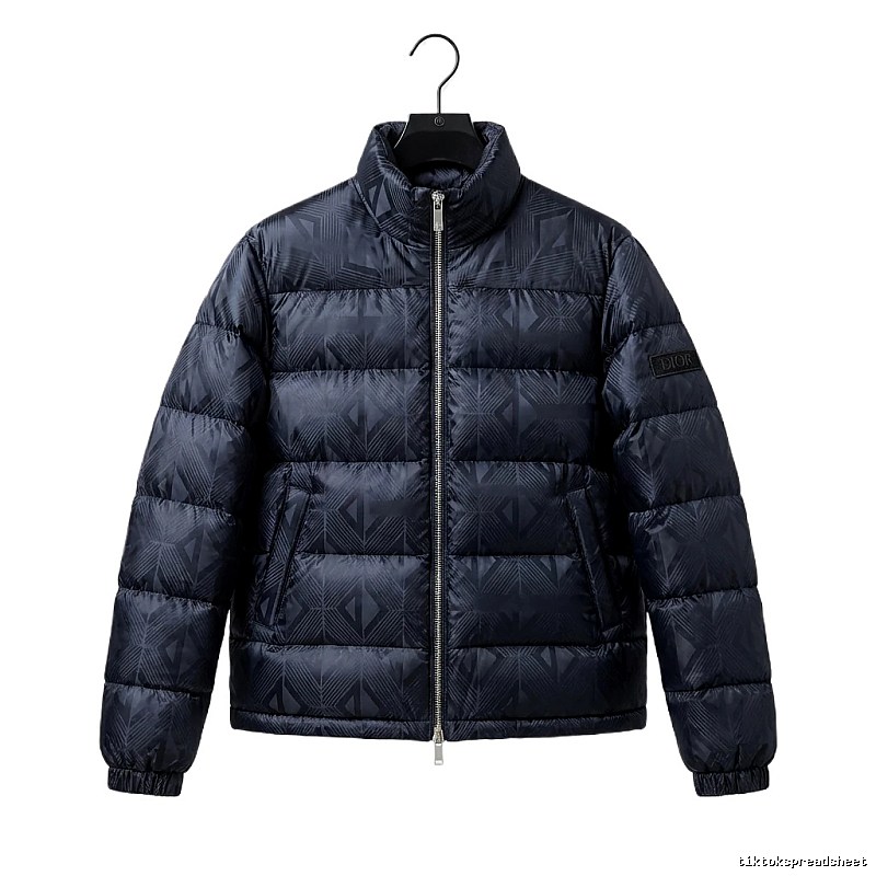 Dior quilted black down jacket