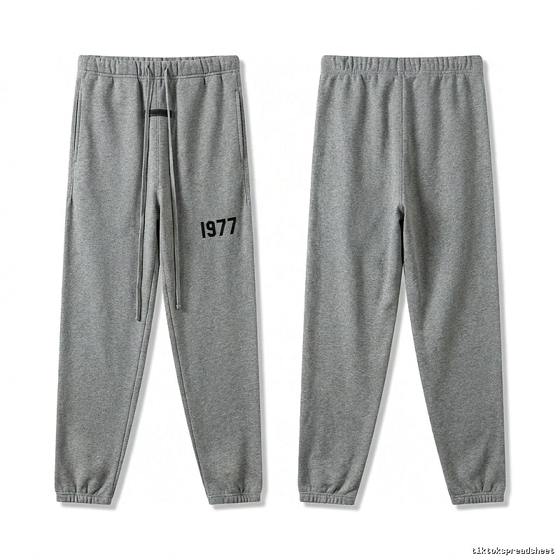 ESSENTIALS 1977 Casual Grey Sweatpants