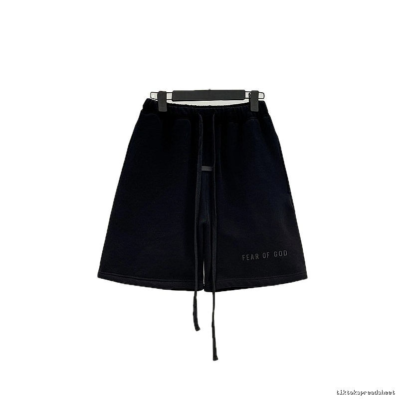 ESSENTIALS minimalist style black shorts