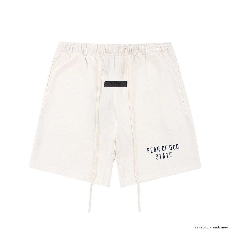 ESSENTIALS minimalist style white shorts