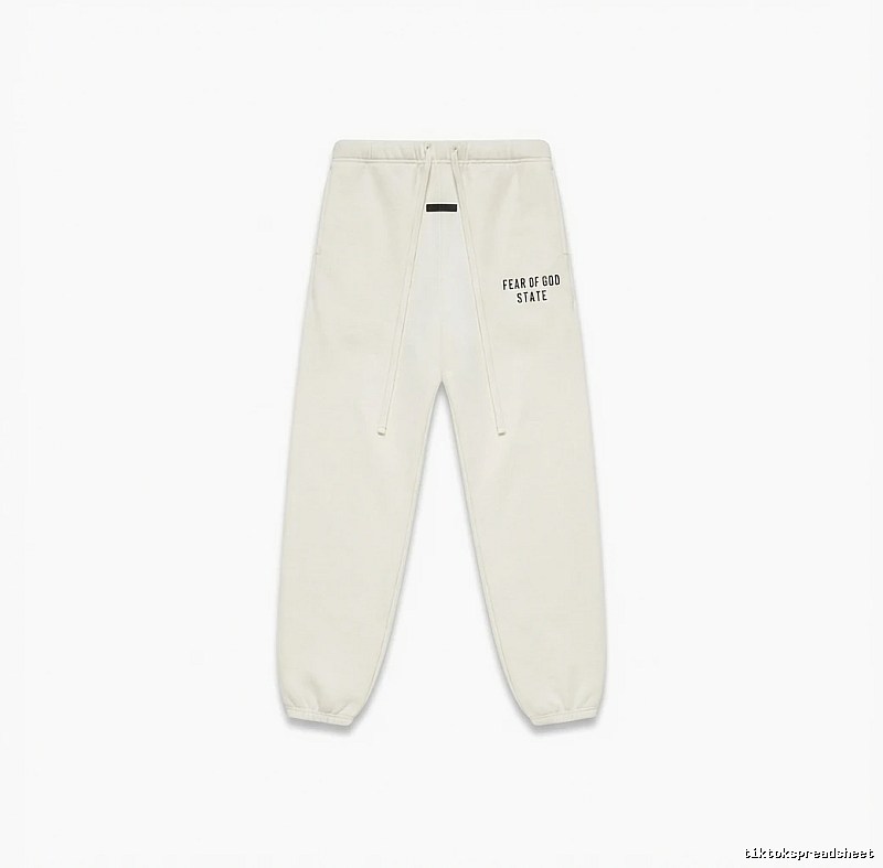 ESSENTIALS minimalist style white sweatpants