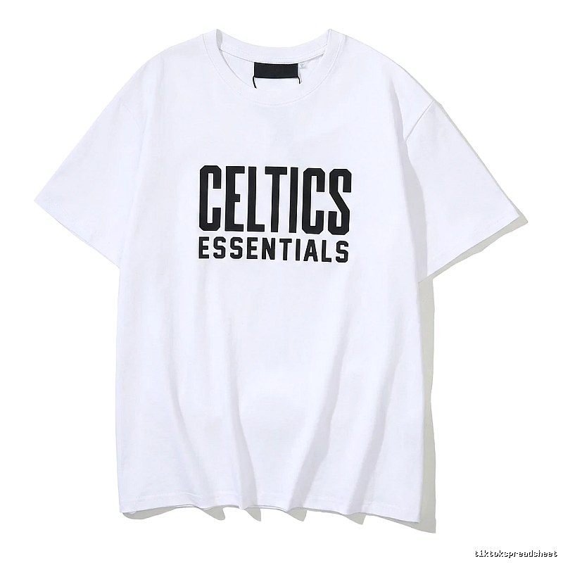 ESSENTIALS Simple Style White T-shirt