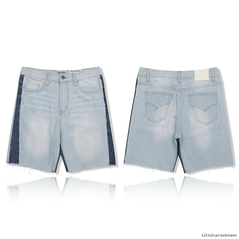 Gallery Dept denim-style light blue shorts