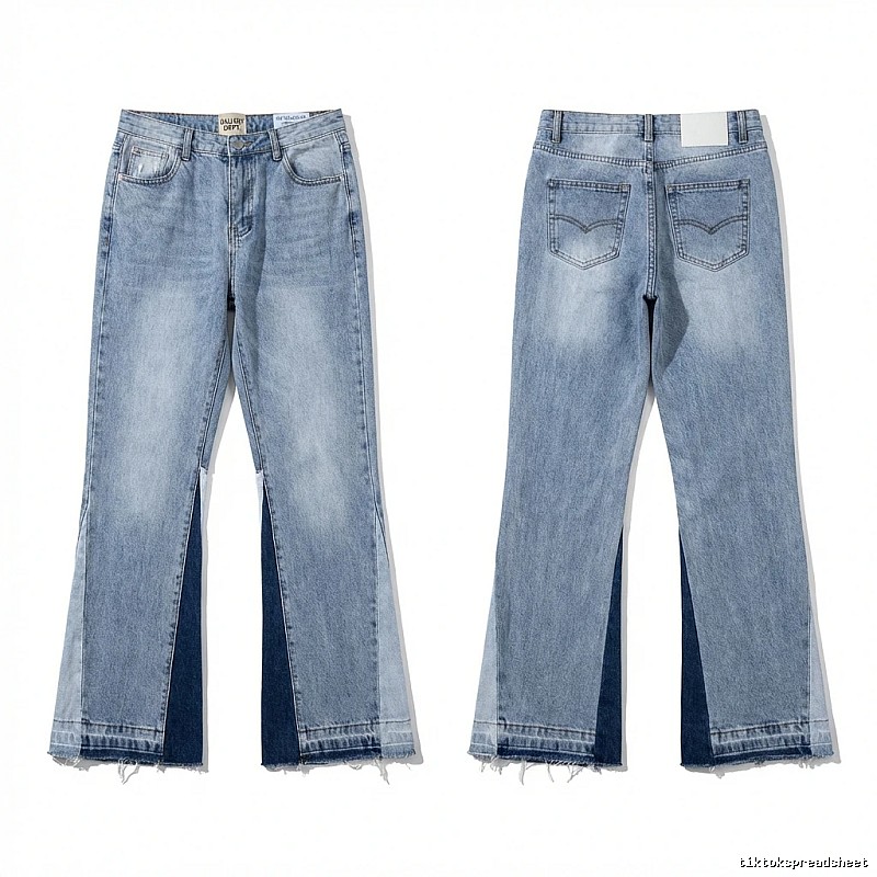 Gallery Dept. distressed light blue jeans