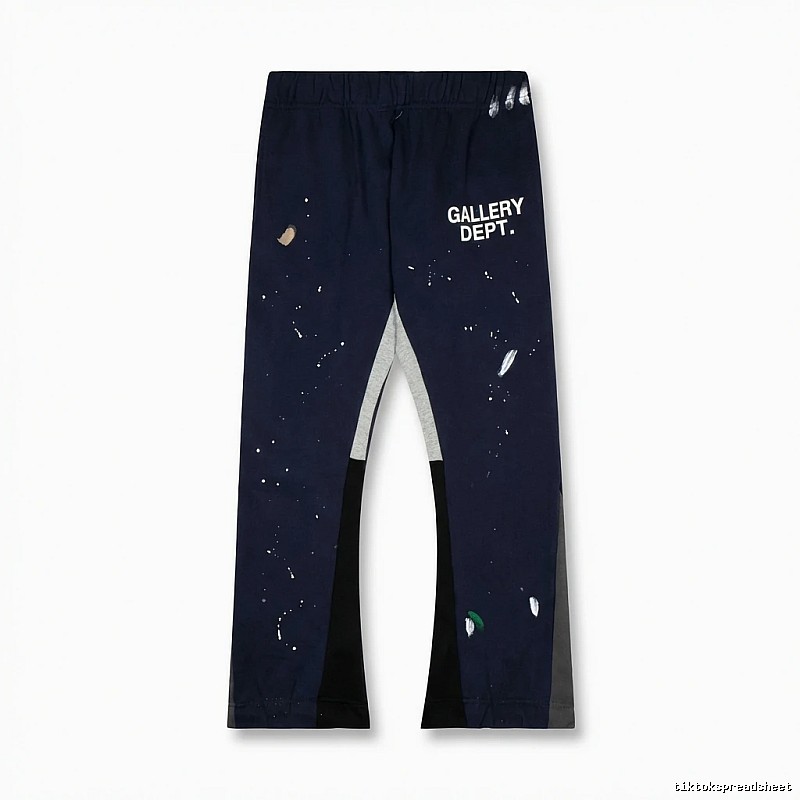 Gallery Dept graffiti-style navy blue pants