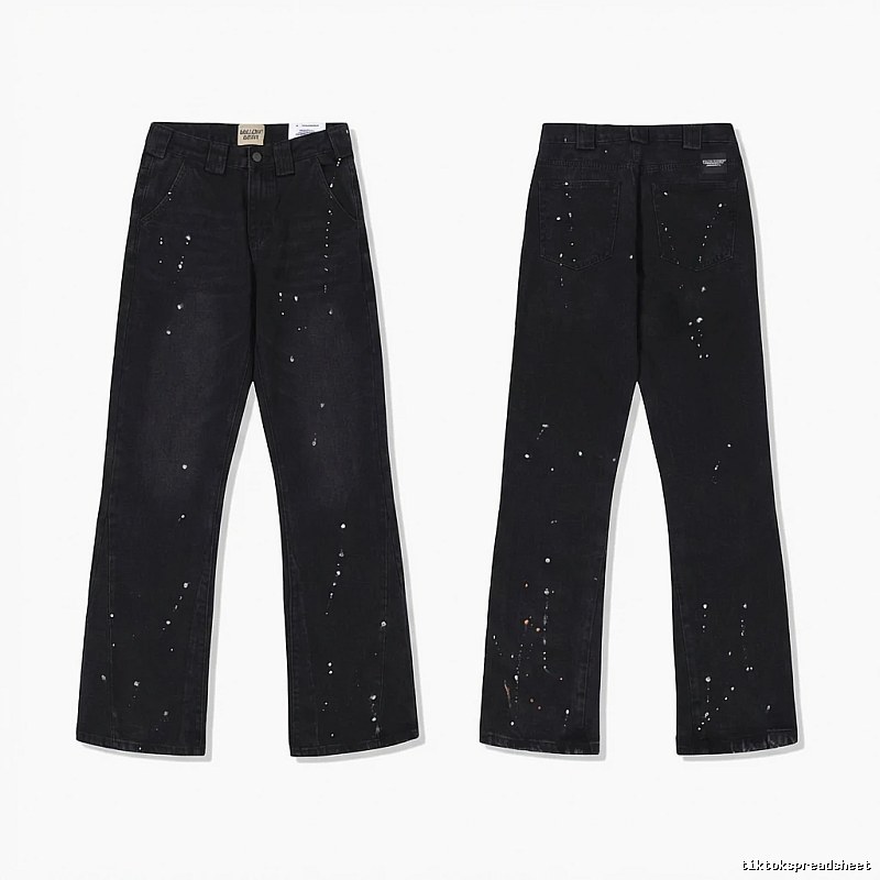 Gallery Dept ink - splashing style black jeans