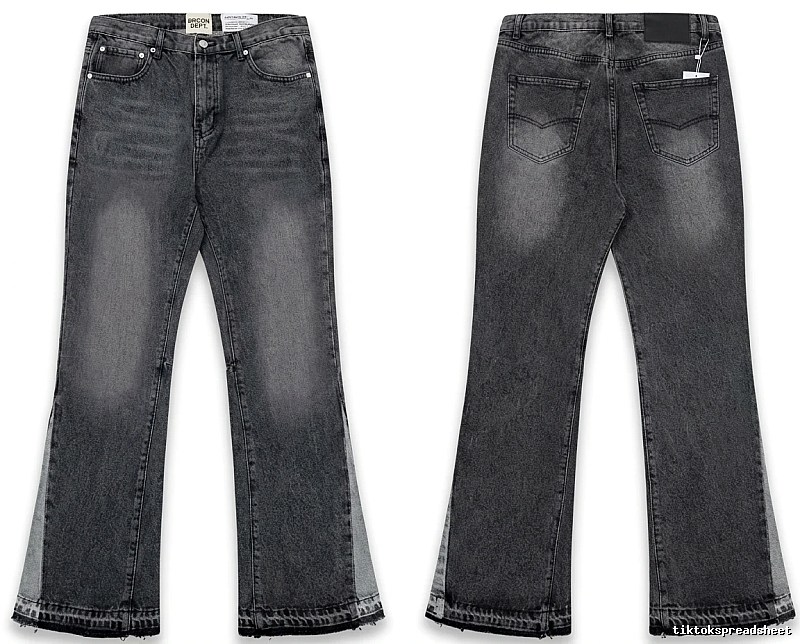 Gallery Dept. Ripped Retro Style Grey Pants