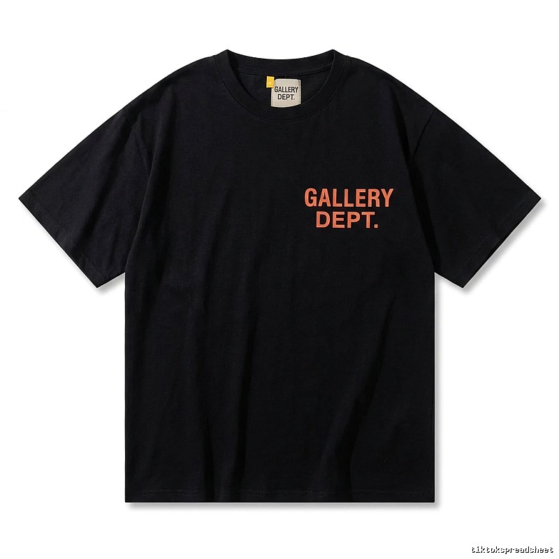 Gallery Dept. Simple Style Black T-shirt
