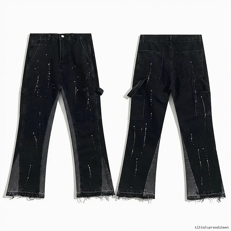 Gallery Dept Workwear Style Black Jeans