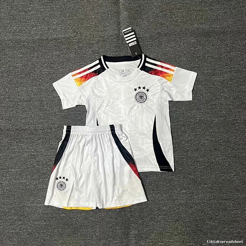 Germany Classic Soccer jersey set White Germany Football for Daily Styling