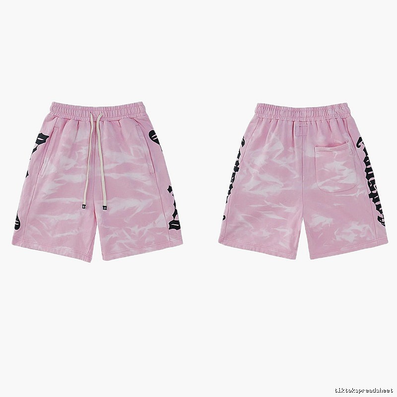 Godspeed Tie-dye Street Style Pink Shorts