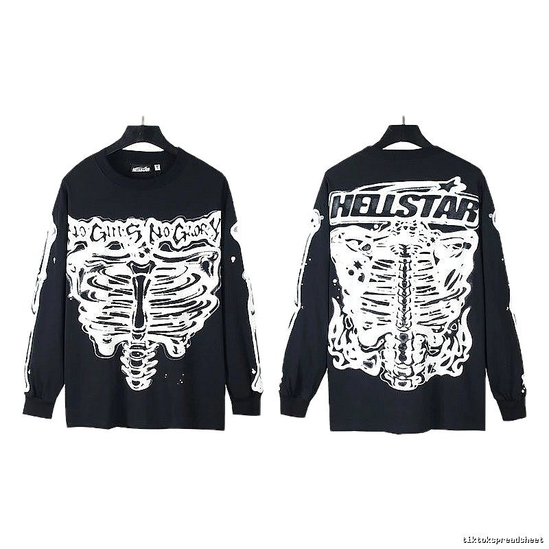 Hellstar Skeleton Dark Style Long-sleeve
