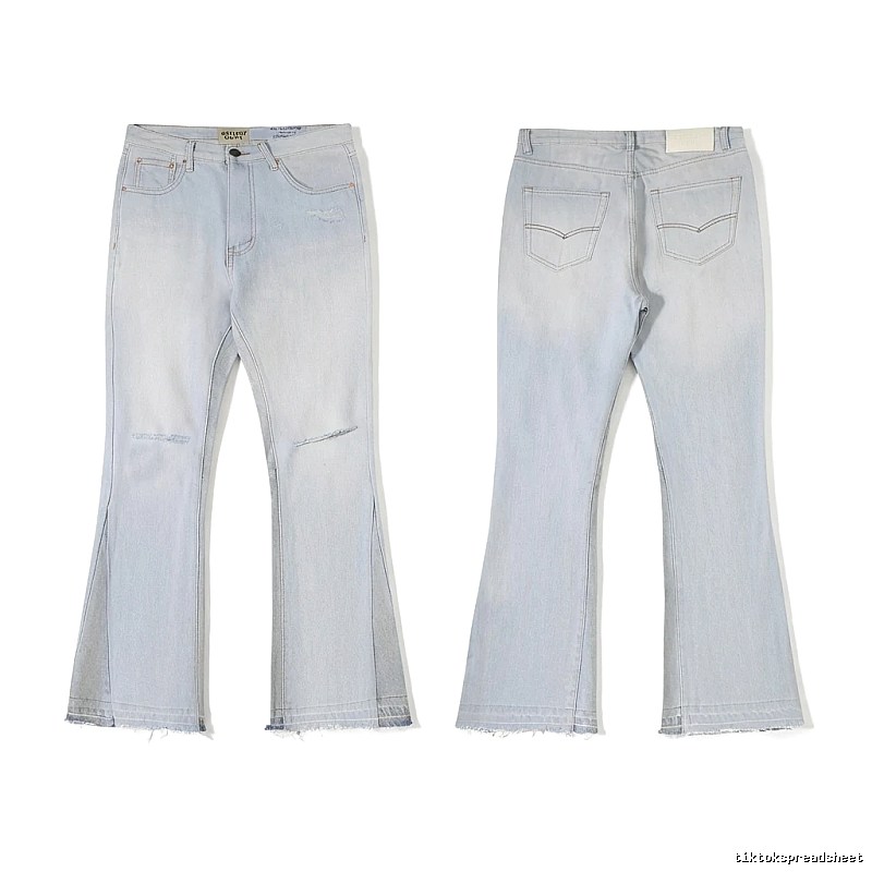 Hole-flared jeans from Gallery Dept.